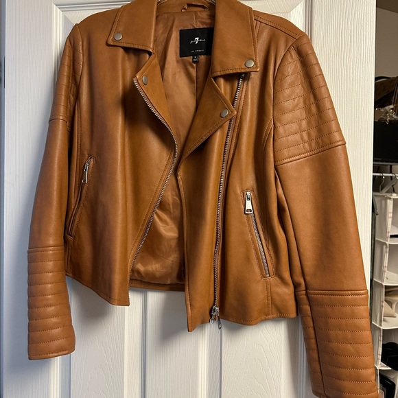 Leather looking jacket. - Picture 2 of 3